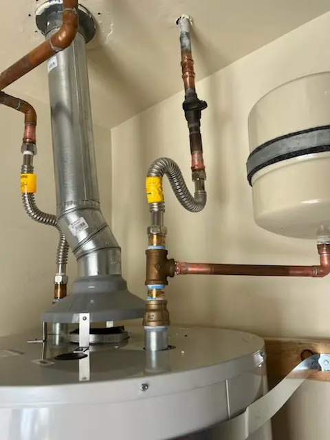 Water heater installation and plumbing repair in Wood Valley